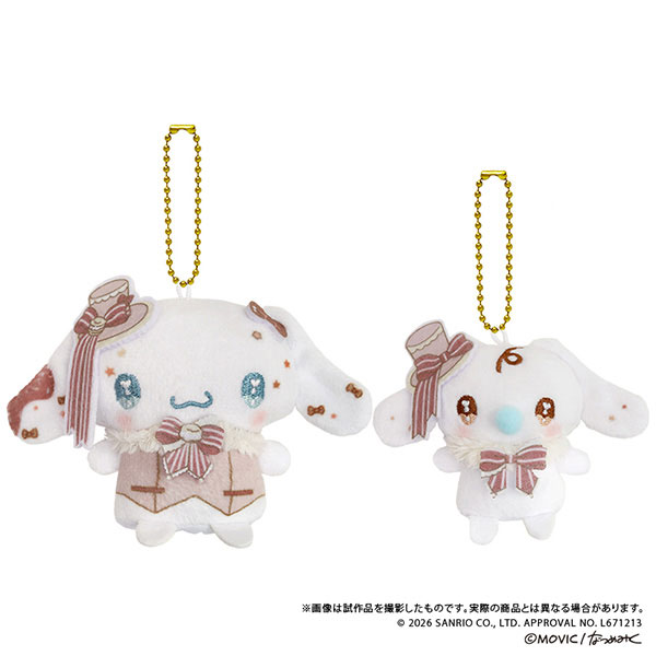 DOLLY MIXホワイトマカロンプリンスデザイン フィンガーマスコット・PUPPELA(パペラ)セット[ぬいぐるみ] シナモン＆みるく
