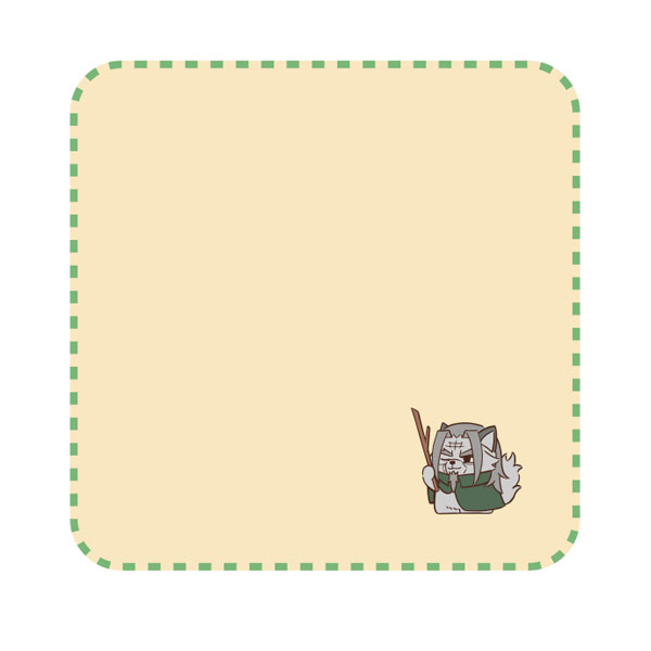 ゴールデンカムイ どうぶつフォーゼ-はらっぱ- タオルハンカチ 5.土方歳三[エンスカイ]《０９月予約》