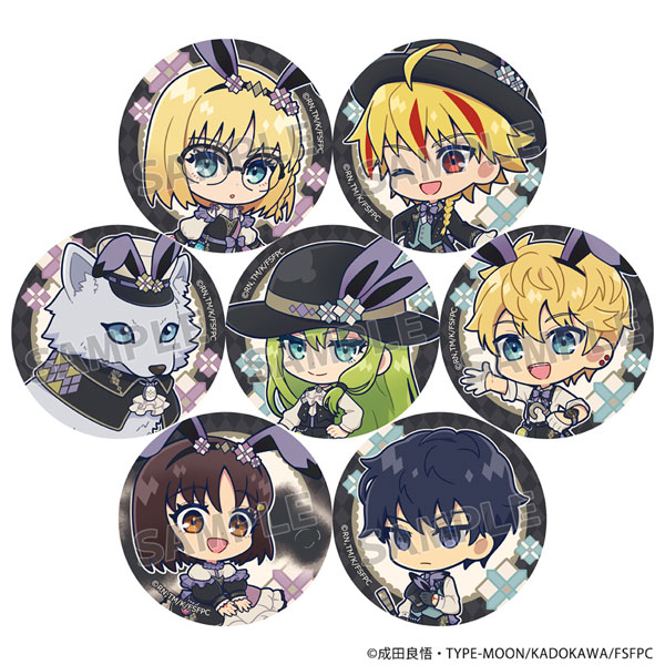 [Fate/strange Fake]トレーディング缶バッジ(ミニキャラ) 7個入りBOX