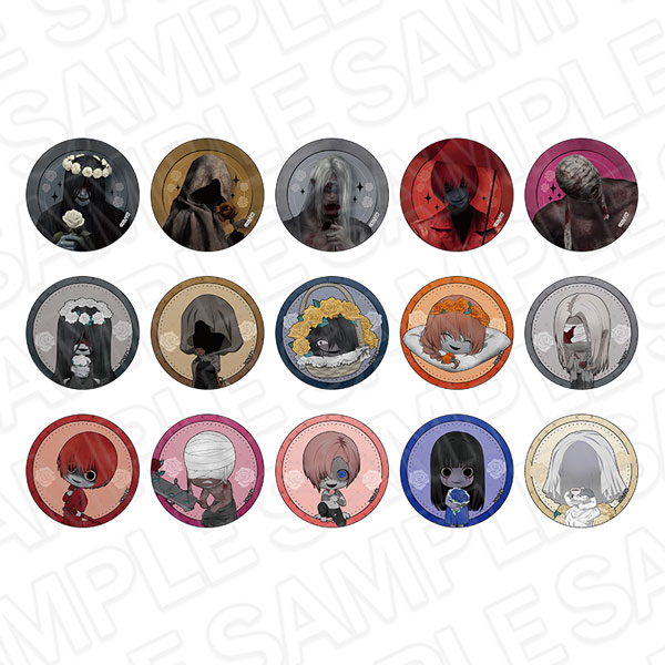 文字化化 カンバッジ(ランダム) Rose ver. 15個入りセット