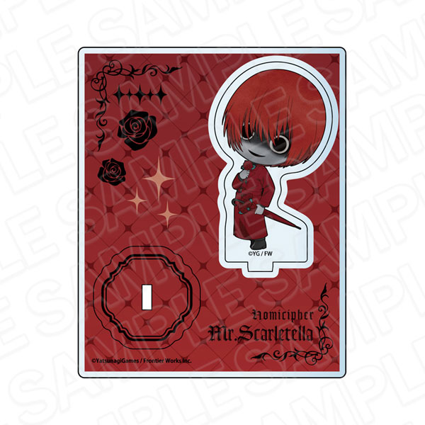 文字化化 アクリルスタンド 赤い傘の男 Rose デフォルメ ver