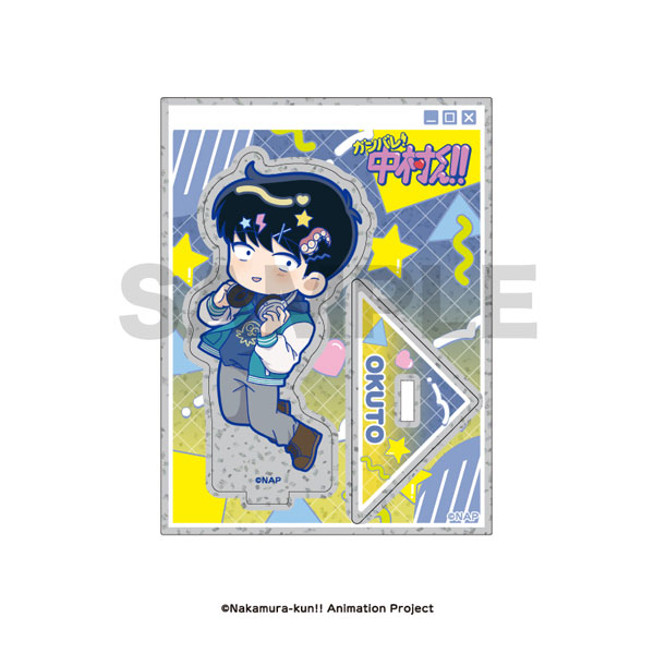 TVアニメ『ガンバレ！中村くん！！』 ミニキャララメアクリルスタンド 中村男久斗(ヘッドフォン)[マイム・コーポレーション]《０７月予約》