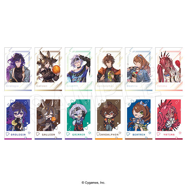 グランブルーファンタジー ポラショットコレクション ROUND1コラボver. 12枚入りセット