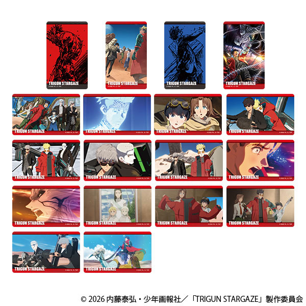 TRIGUN STARGAZE メモリアルクリアカードコレクション 9パック入りBOX