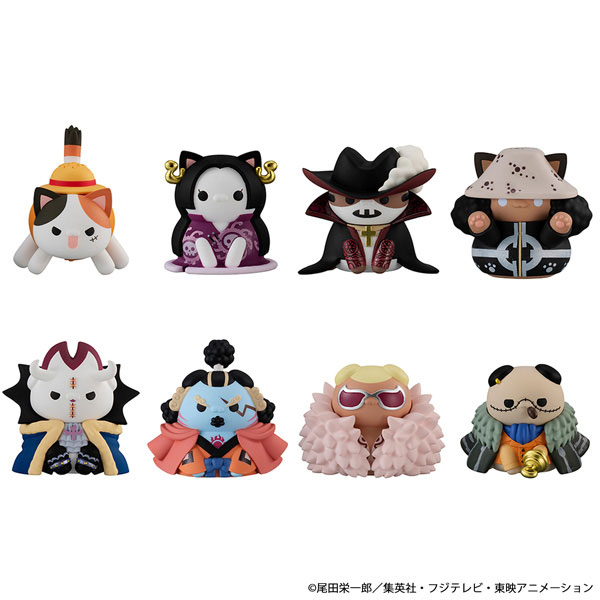 MEGA CAT PROJECT ワンピース ニャンピースニャーン！ ルフィと王下七武海 8個入りBOX（再販）[メガハウス]《１１月予約》