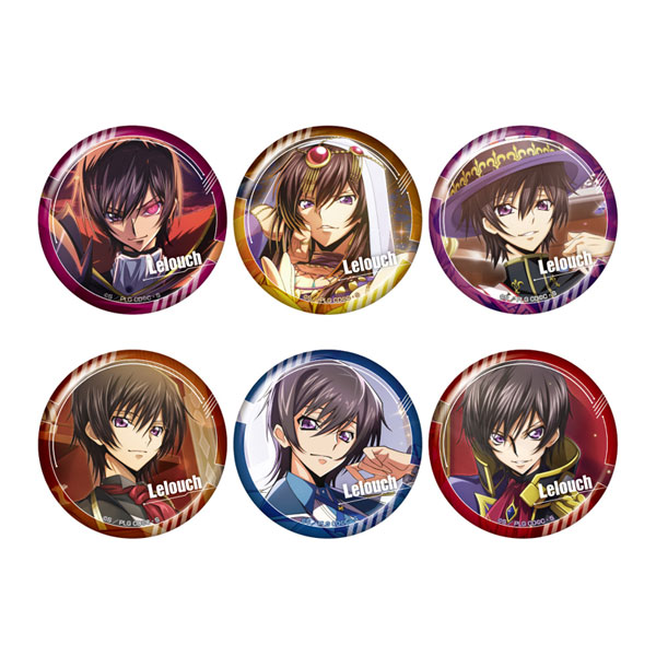 コードギアス キャラバッジコレクション 6個入りBOX[アヴェンジャーズ