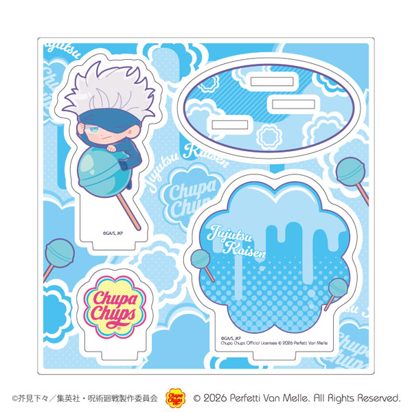 Acrylic Stand Plate “Jujutsu Kaisen x Chupa Chups” 09/Gojo Satoru (collaboration illustration) [A3] “August Reservation”