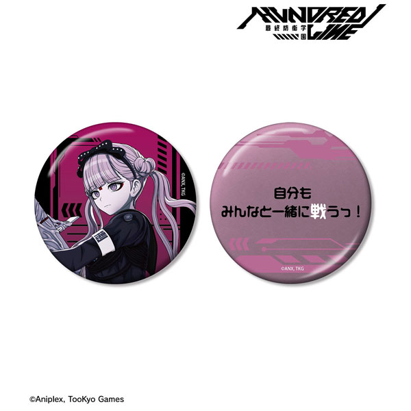 HUNDRED LINE -最終防衛学園- 九十九過子 推しゴト 75mm缶バッジ2個