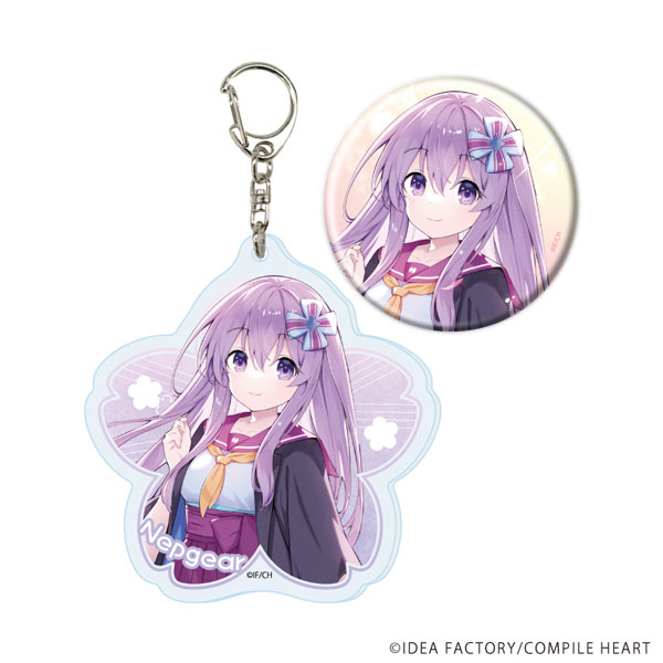 アクリルキーホルダー＆缶バッジセット「超次元ゲイム ネプテューヌ