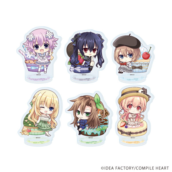 アクリルぷちスタンド「超次元ゲイム ネプテューヌ」01/ミニキャライラスト 6個入りBOX