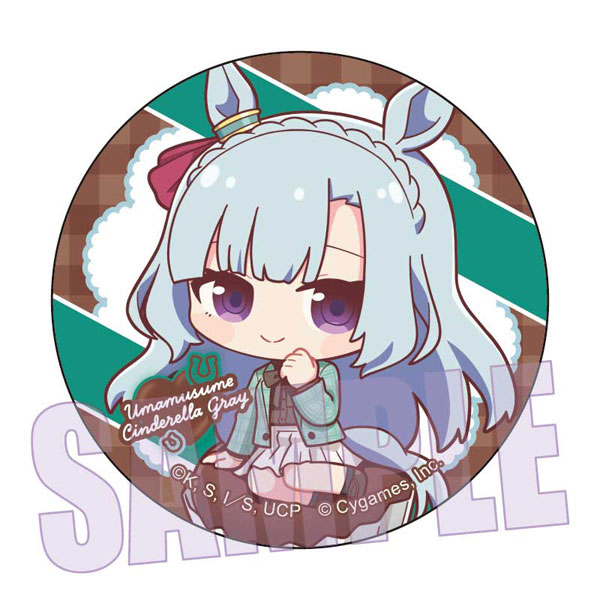 ウマ娘 シングレ キャラバッジ【メジロアルダン】メイド喫茶 アニメ『ウマ娘 シンデレラグレイ』 缶バッジ メジロアルダン