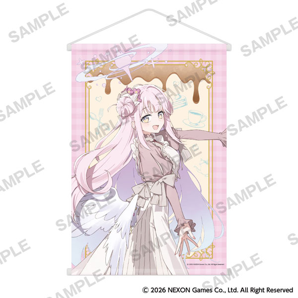 悪徳同盟 ☆画野朗　 ブルーアーカイブ　ミカ セイア ナギサ　B2タペストリー ブルーアーカイブ POP UP SHOP」B2タペストリー ミカ[KADOKAWA]《09