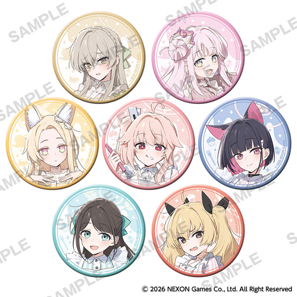 “Blue Archive POP UP SHOP” 7 Pack Trading Badges BOX [KADOKAWA]《September Reservation》