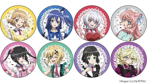 戦姫絶唱シンフォギアXV』POP UP SHOP トレーディング缶バッジ 8個入り