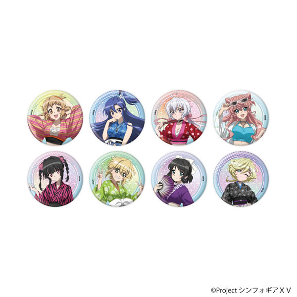 缶バッジ「戦姫絶唱シンフォギアXV」30/着物×Y2KVer. 描き下ろし