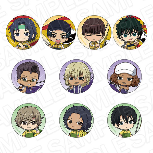 新テニスの王子様 カンバッジ(ランダム) C flag ミニキャラ ver. 10個入りセット