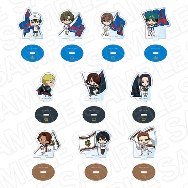 新テニスの王子様 ミニアクリルスタンド(ランダム) A flag ミニキャラ ver. 10個入りセット