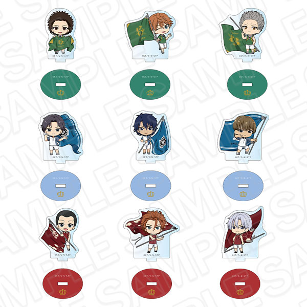 新テニスの王子様 ミニアクリルスタンド(ランダム) B flag ミニキャラ ver. 9個入りセット