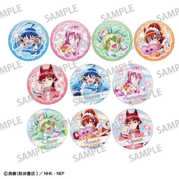 魔入りました！入間くん トレーディングハートホログラム缶バッジ