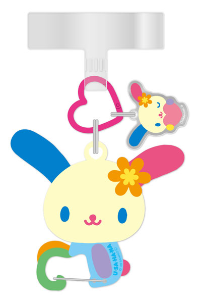 サンリオキャラクターズ マルチリングプラス カラビナ付き ウサハナ