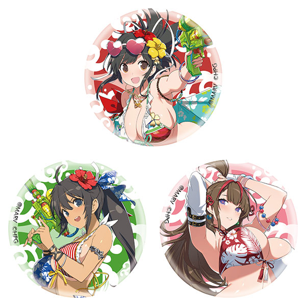 限定販売】シノビマスター 閃乱カグラ NEW LINK 缶バッジ3個セット