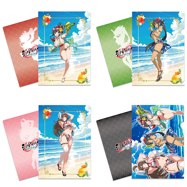 【限定販売】シノビマスター 閃乱カグラ NEW LINK A4クリアファイル4枚セット 画集描き下ろし水着Ver.[TOP][ホビージャパン]《０９月予約》