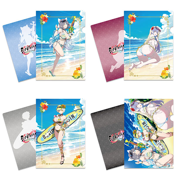 限定販売】シノビマスター 閃乱カグラ NEW LINK A4クリアファイル4枚