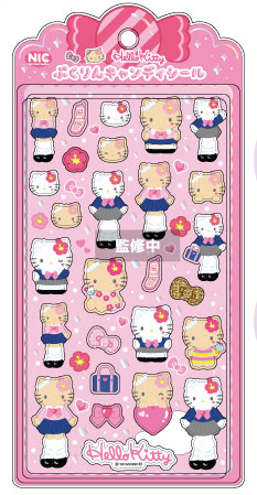 マイメロディ・クロミ・ハローキティ ぷくりんキャンディシール