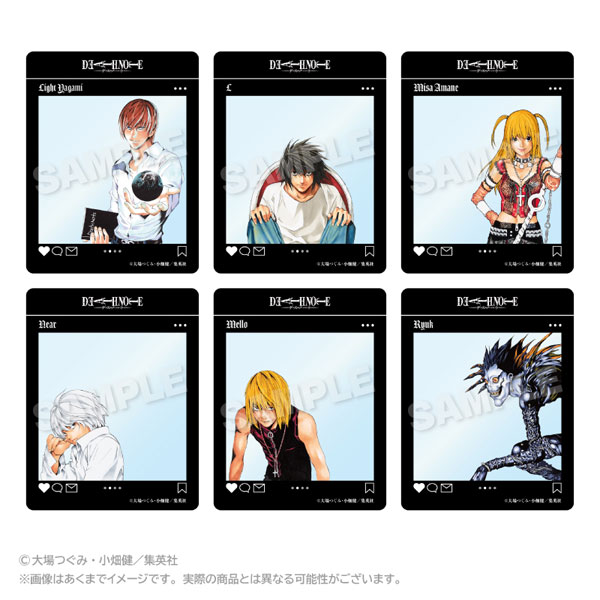 DEATH NOTE トレーディングSNS風クリアカード2 6個入りBOX[ステラ