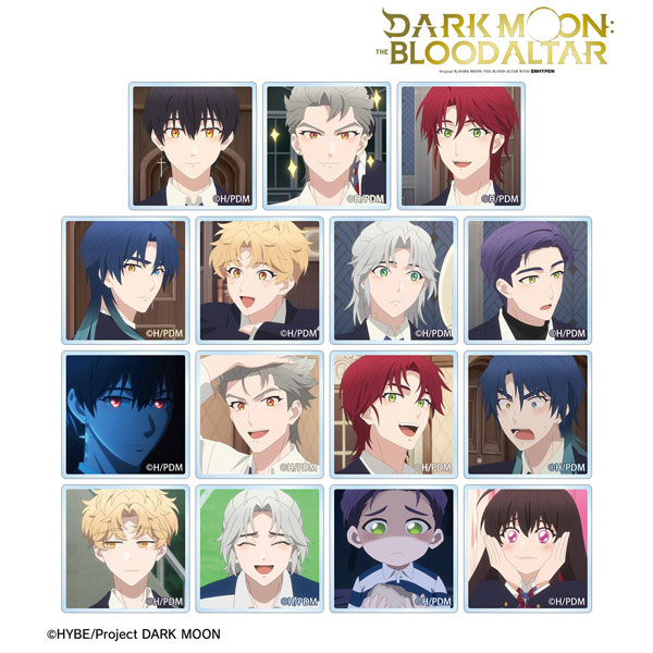 Anime “DARK MOON: THE BLOOD ALTAR” TRADING SCENE ACRYLIC TILES BOX OF 15 [ALMA BIANCA] “SEPTEMBER RESERVATION”