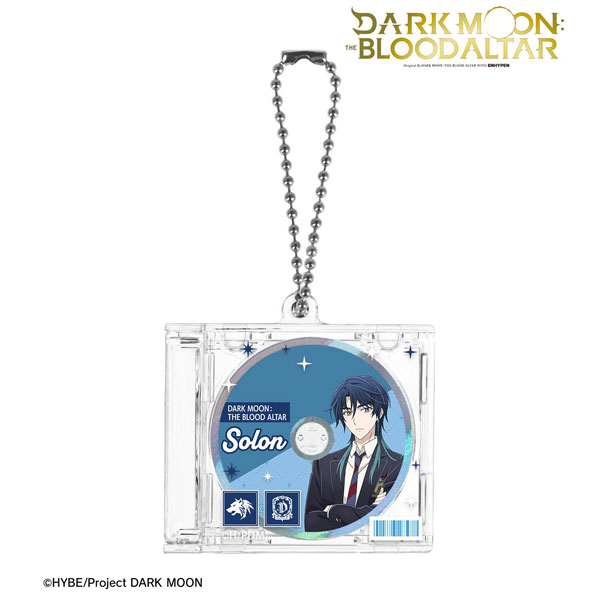 Anime “DARK MOON: THE BLOOD ALTAR” Sorong CD jacket type key chain [Alma Bianca] “September Reservation”