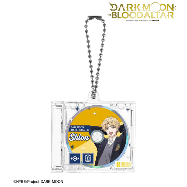 Anime “DARK MOON: THE BLOOD ALTAR” Zion CD jacket type key chain [Alma Bianca] “September Reservation”