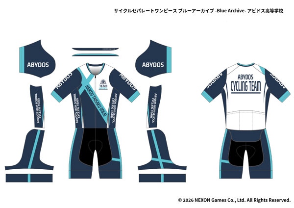 ブルーアーカイブ　サイクルセパレートワンピース　L サイクルセパレートワンピース ブルーアーカイブ -Blue Archive