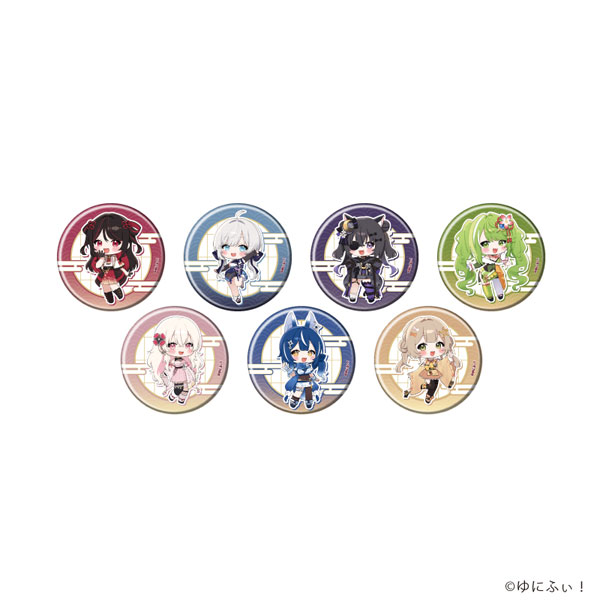 缶バッジ「ゆにふぃ！」02/公式イラスト 7個入りBOX[A3]《08月予約》