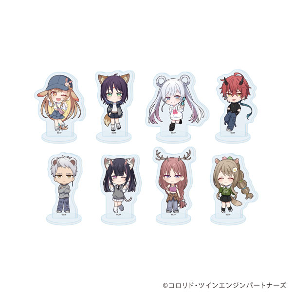 超かぐや姫 ミニアクリルスタンド 3種セット アクリルぷちスタンド「超かぐや姫！」01/ミニキャライラスト 8個入り