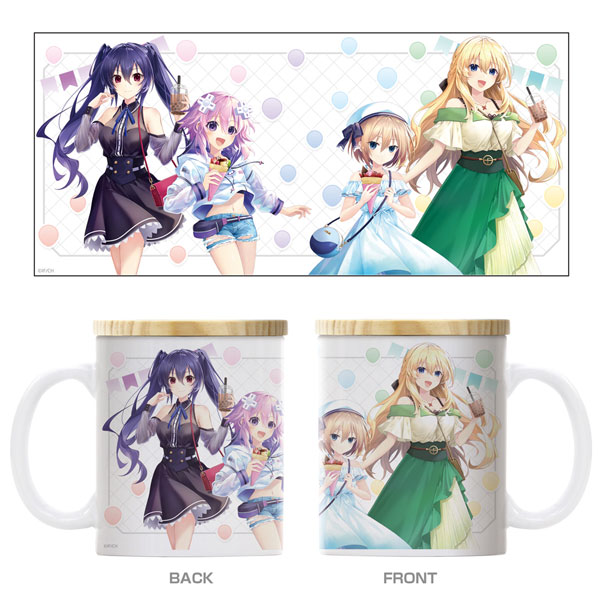 超次元ゲイム ネプテューヌ 描き下ろし フタ付きフルカラーマグカップ スイーツタイムVer.[コスパ]《０９月予約》
