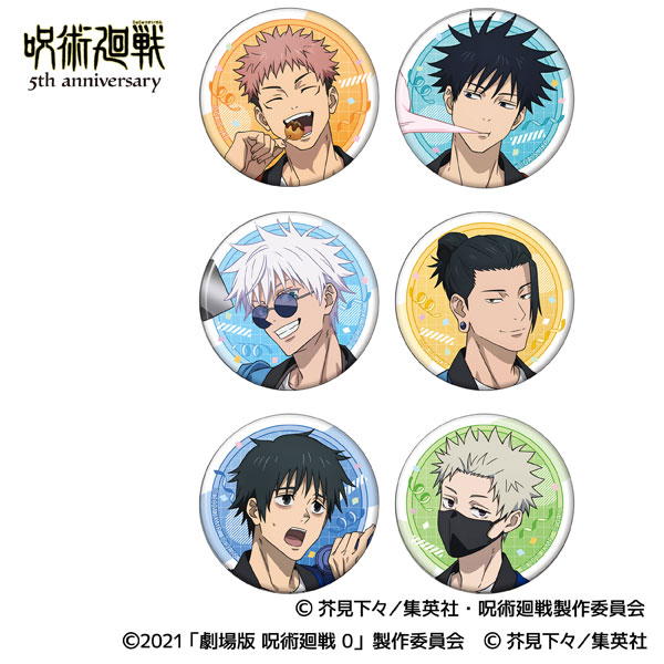アニメ『呪術廻戦』5周年 キャラバッジコレクション 6個入りBOX