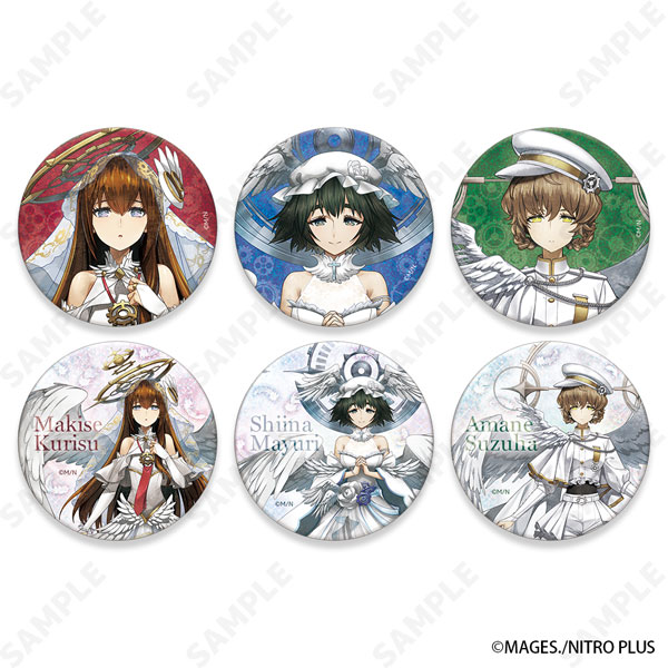 STEINS；GATE トレーディングホロ＆グリッター缶バッジ 6個入りBOX