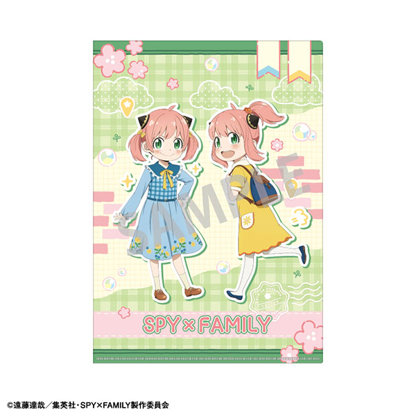 TVアニメ『SPY×FAMILY』 A4シングルクリアファイル グリーン 春のおでけけ[カミオジャパン]《０８月予約》