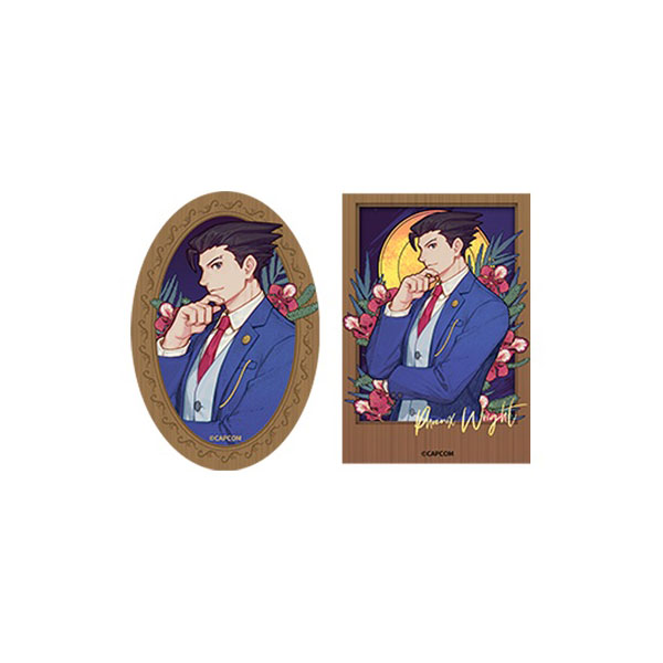 Ace Attorney Mucha Style Series Can Badge Bromide Set Naruhodo Ryuichi [KUMAGUZI]《July Tentative Reservation》