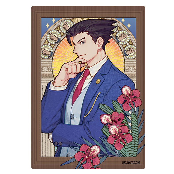 Ace Attorney Mucha Style Series Acrylic Block Naruhodo Ryuichi [KUMAGUZI] “July Provisional Reservation”