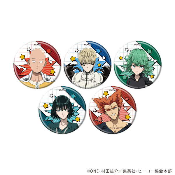 d➕ワンパンマン➕　音速のソニック　抜刀　缶バッジ 缶バッジ「ワンパンマン」04/公式イラスト 5個入りBOX[A3]《08月予約》