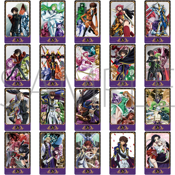 コードギアス 反逆のルルーシュ メモリアルクリアカードコレクション