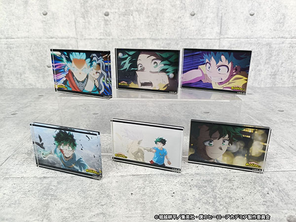 僕のヒーローアカデミア トレーディング場面写アクリルブロック～緑谷