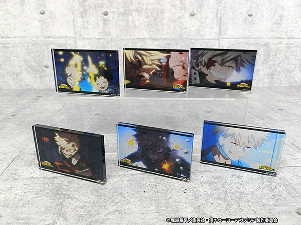 僕のヒーローアカデミア トレーディング場面写アクリルブロック～爆豪