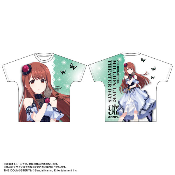 アイドルマスター ミリオンライブ 七尾百合子 Tシャツ モルフォ・パレシア 限定販売】アイドルマスター ミリオンライブ！ 両面フルカラーTシャツ