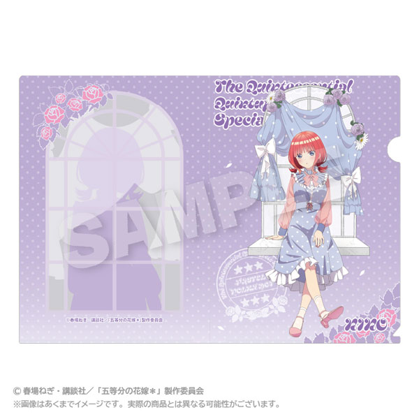 五等分の花嫁* クリアファイル 水玉パステルver. 中野二乃[ステラノーツ]《０８月予約》