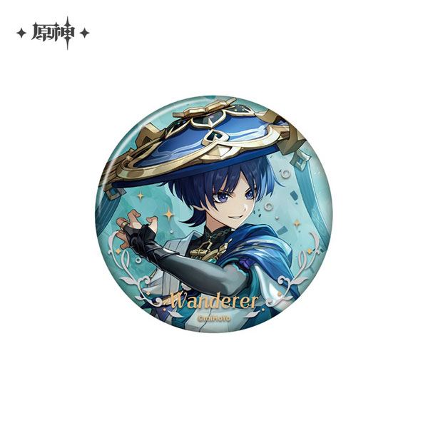原神 虚空劫灰往世書シリーズ 缶バッジ 放浪者[miHoYo]《01月仮予約》
