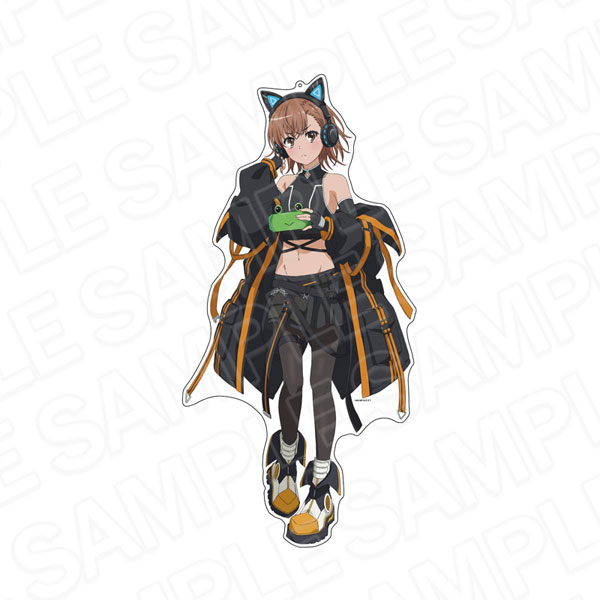 α1 とある 制服&電気& 御坂美琴 スリーブ&プレイマット TVアニメ「とある科学の超電磁砲T」 特大ダイカットマット 御坂美琴