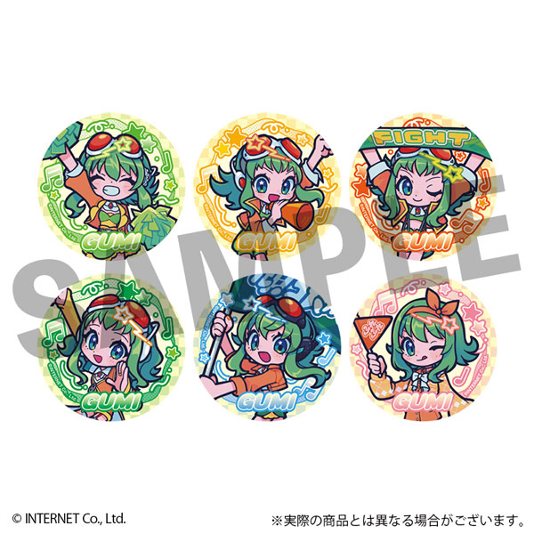 VOCALOID GUMI トレーディングフレフレンズ缶バッジ 6個入りBOX[DMM